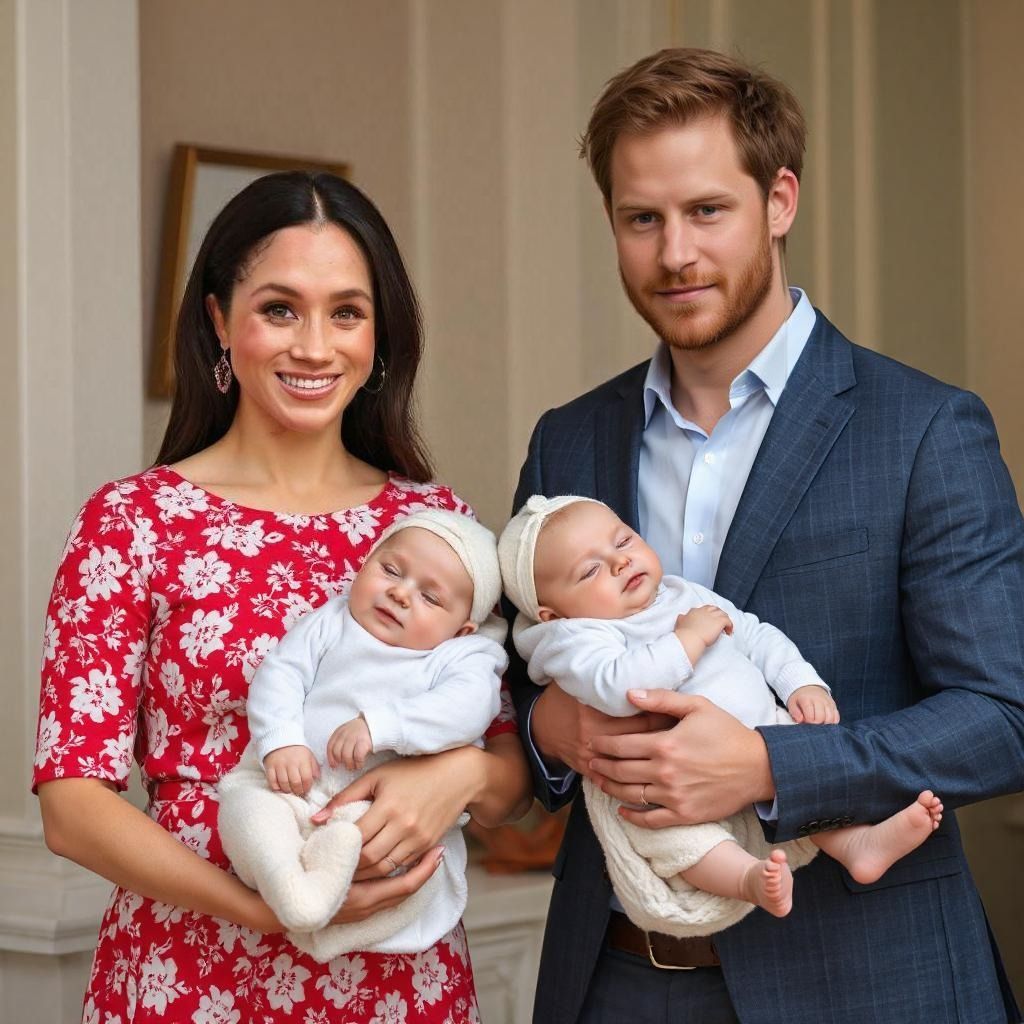 Congratulations to the royal family! Meghan Markle has welcomed twin ...